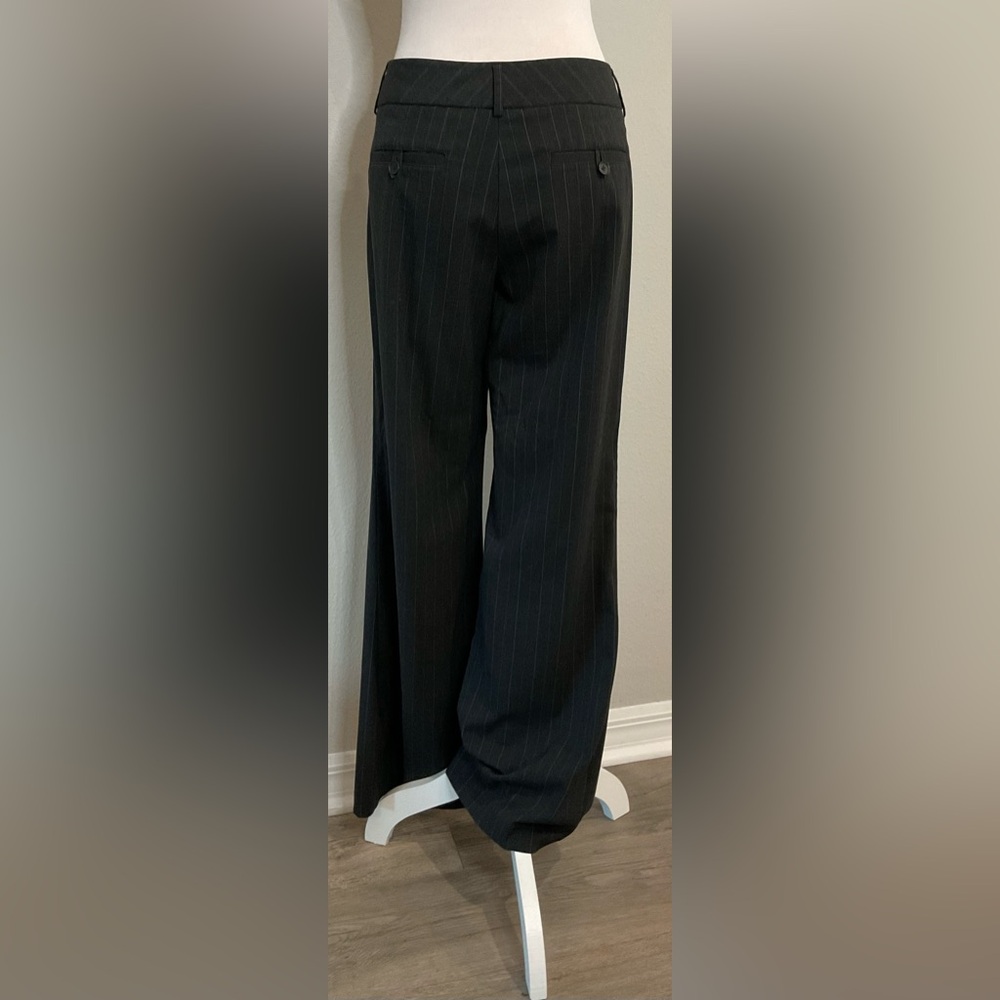 New York & Company Gray Pinstripe Wide Leg Pants - Picture 8 of 12